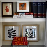 B12. Books and décor. 